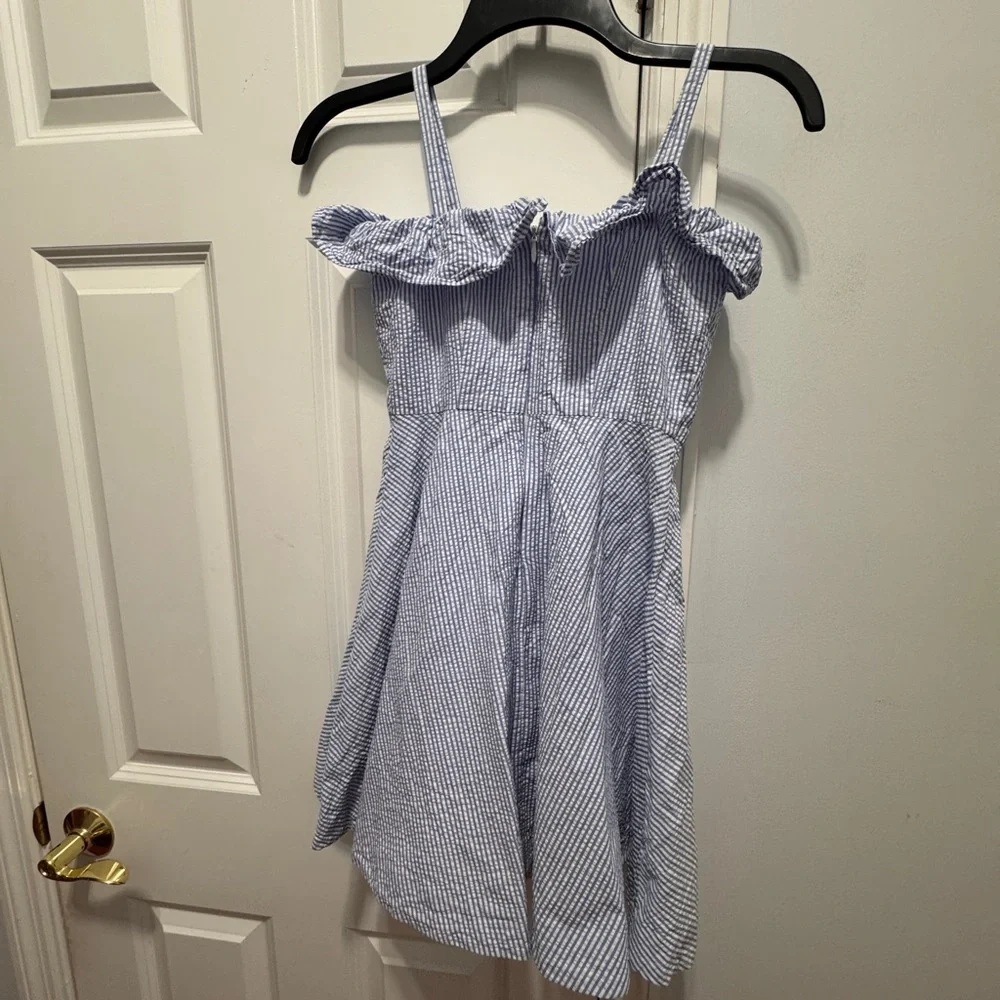 Polo Ralph Lauren Kids Casual Dress - Blue and White size 8